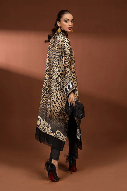 3 PCS Karandi Suit Luxe Leopard - Unstitched