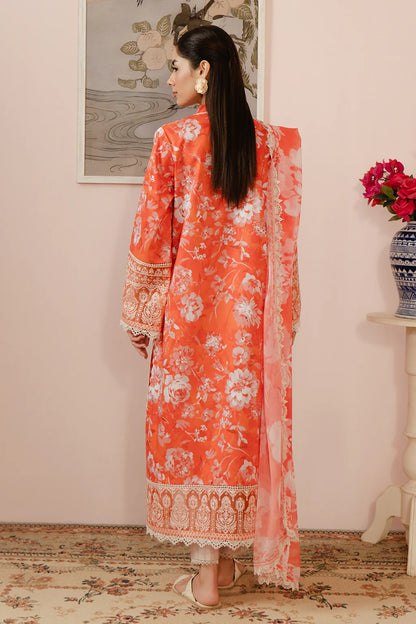 3 PCS Khaddar Suit Floral Radiance - Unstitched