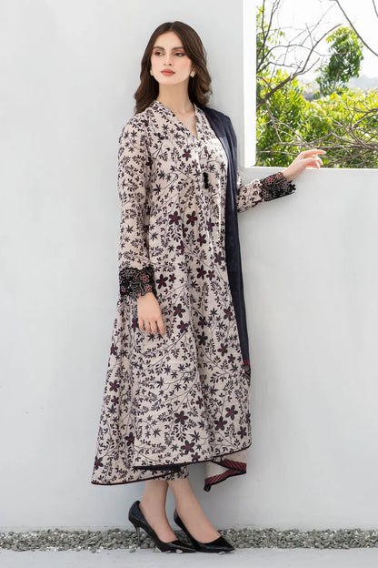 3 PCS Karandi Suit - Unstitched