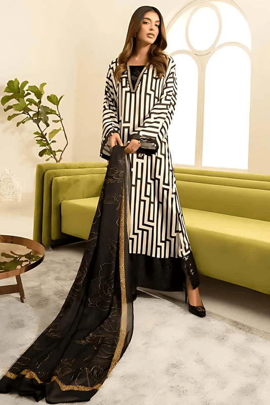 2 PCS Silk Suit - Unstitched