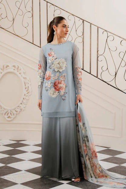 3 PCS Luxury Silk Suit - Unstitched